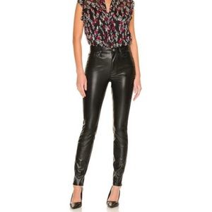 ✨NWT✨ 7 For All Mankind Faux Leather High Waisted Skinny in Black